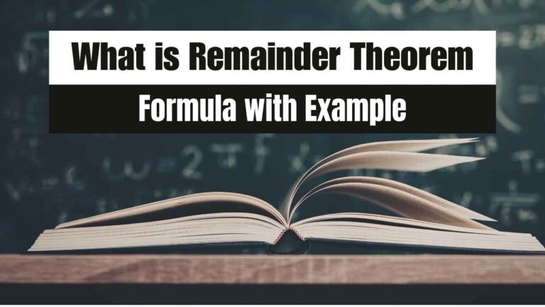 What is Remainder Theorem