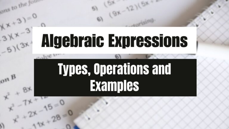 Algebraic Expressions